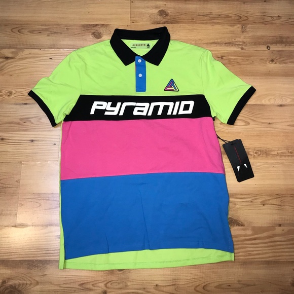 black pyramid polo